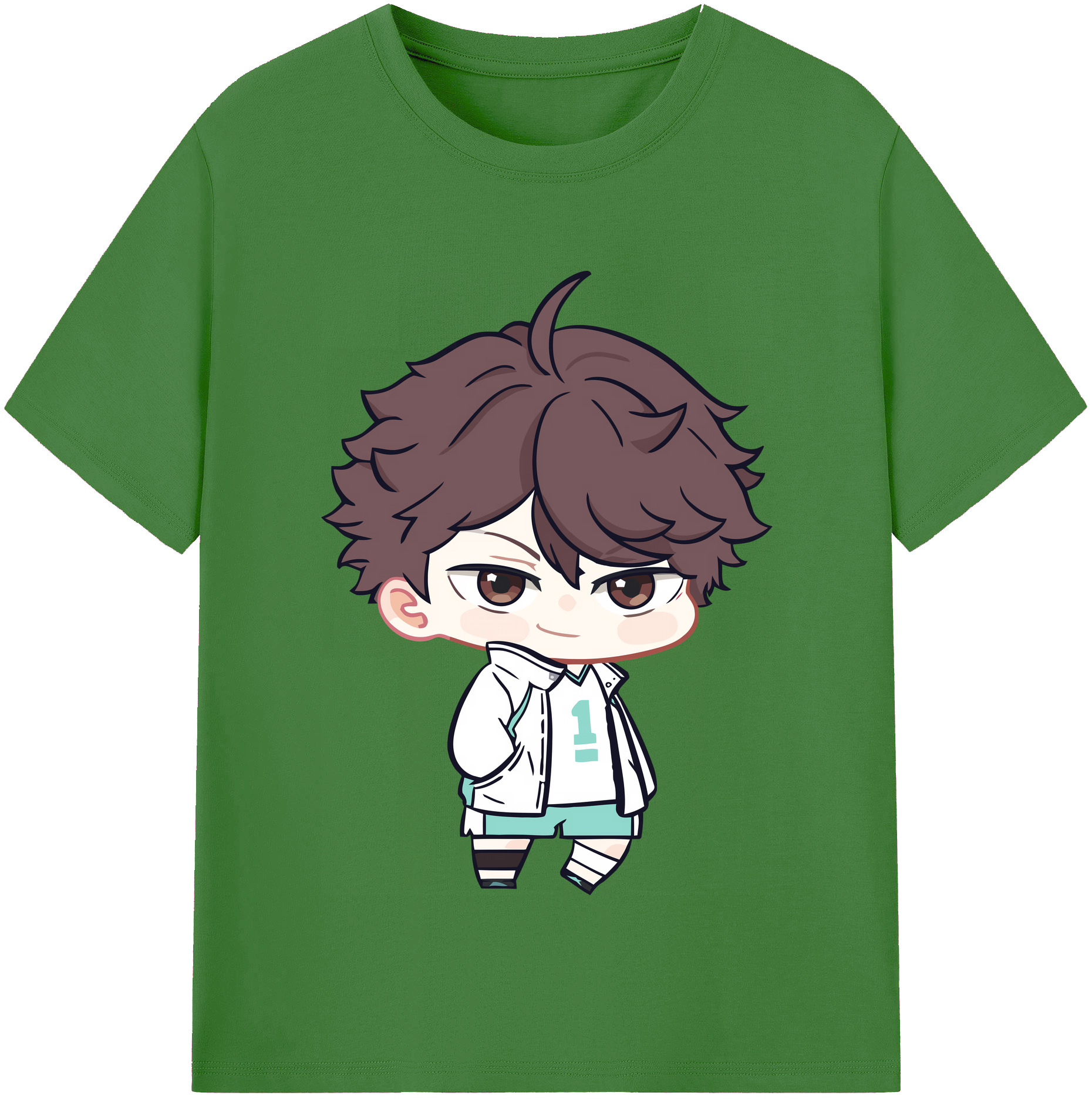 （画像用） ハイキュー!! Haikyu!! レディースカジュアルプリントTシャツ（綿100％）